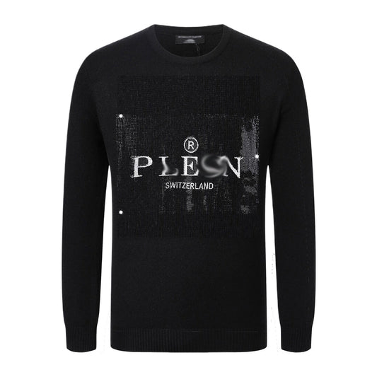PIein Black Fleece Sweatshirt