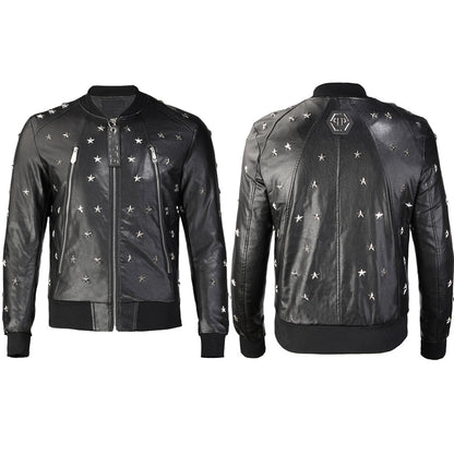 New-Black Cowhide Jacket