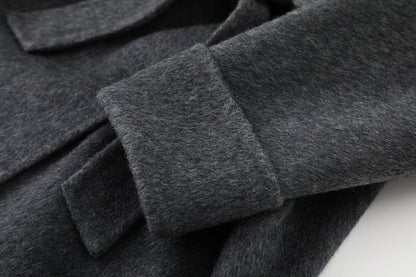 2025SS Double-breasted woolen coat THOM TREND