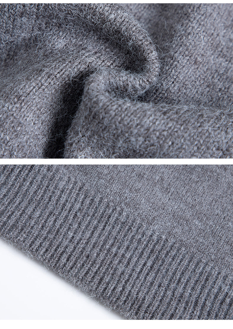 Fair Isle cable knit sweater THOM TREND