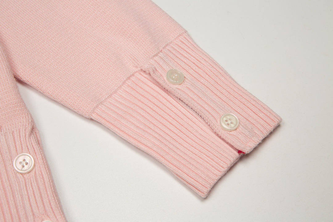 2025SS Classic four-bar cardigan THOM TREND