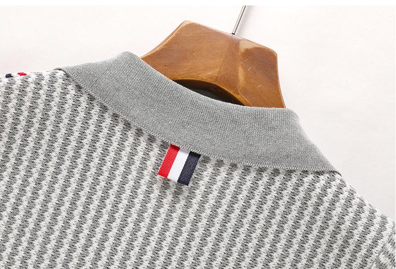 2025SS  vertical striped short sleeves THOM TREND