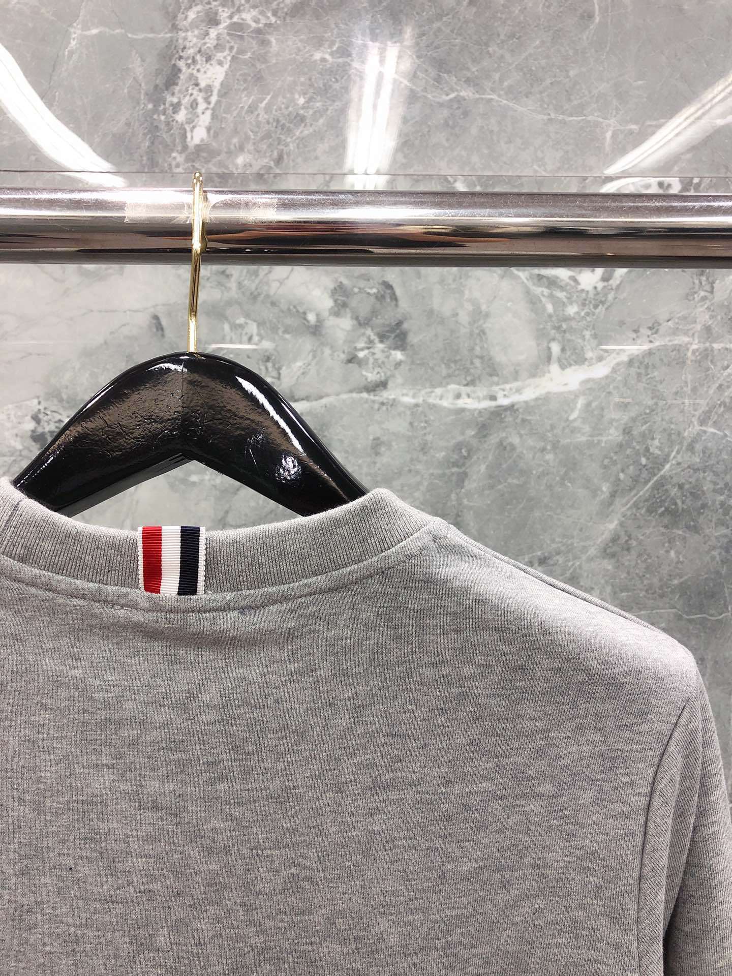 2025SS Unisex fake two-piece sweatshirt THOM TREND