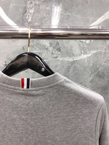 2025SS Unisex fake two-piece sweatshirt THOM TREND