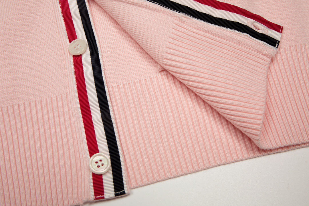 2025SS Classic four-bar cardigan THOM TREND