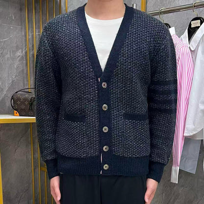 2025SS Snowflake Chunky Knit Cardigan