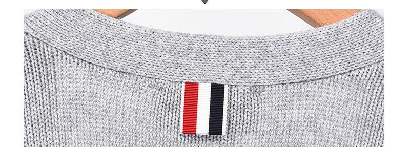 2025SSS Colorblock Cardigan Sweater THOM TREND