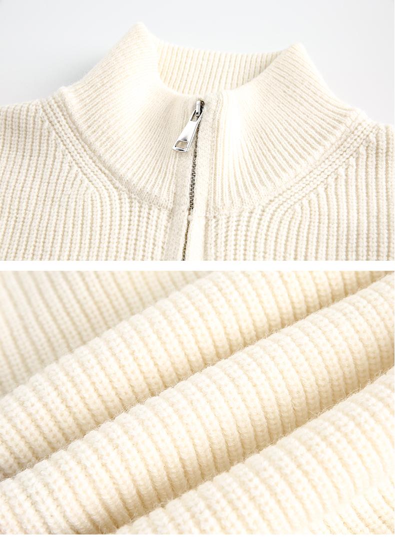 stand-up collar cardigan THOM TREND