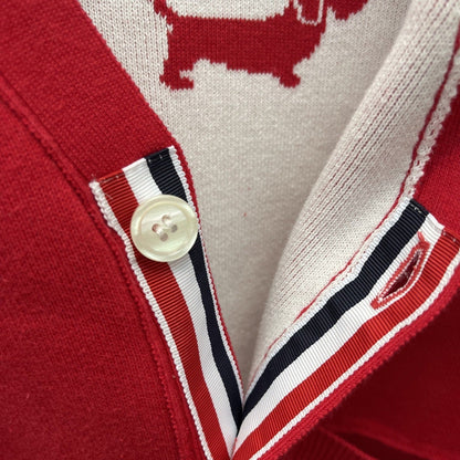 2025SS  Puppy pattern cardigan THOM TREND
