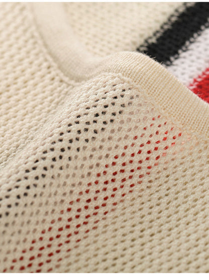 2025SS  hollow sleeveless T-shirt THOM TREND