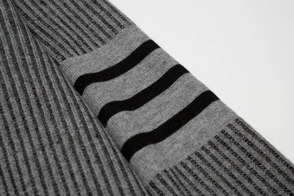 2025SS Colorblock four-bar sweater THOM TREND