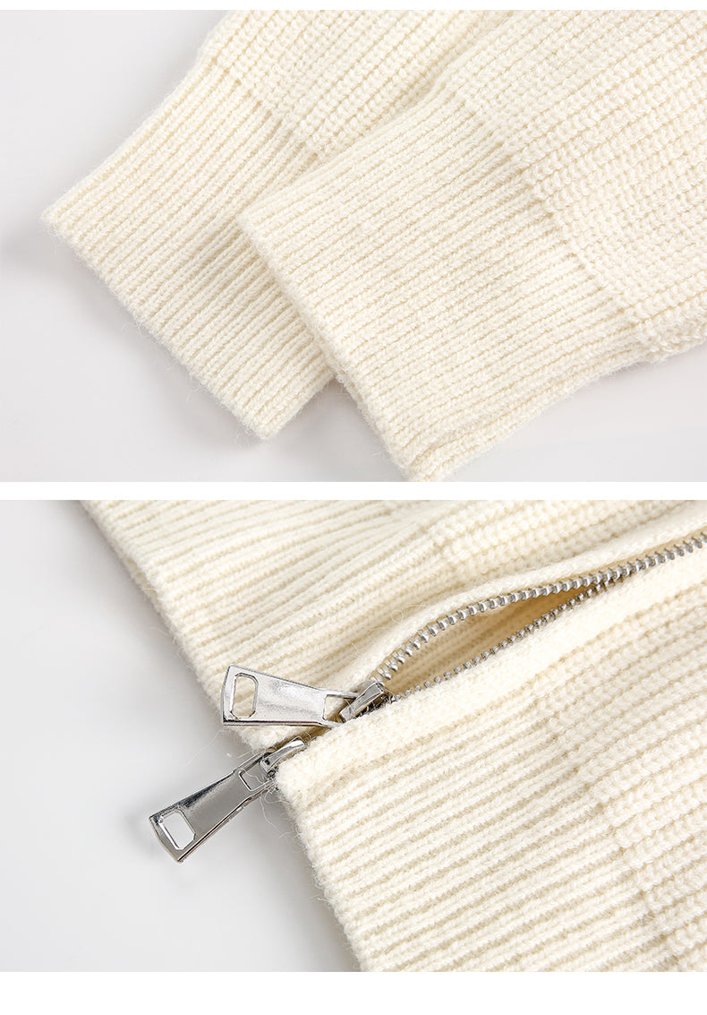 stand-up collar cardigan THOM TREND