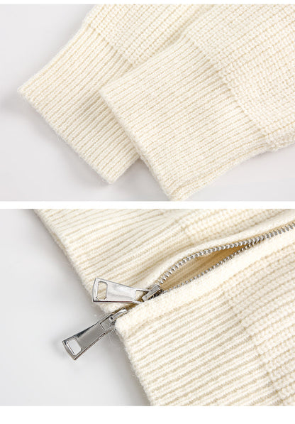 stand-up collar cardigan THOM TREND