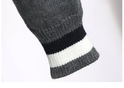 Fake two-piece cardigan + pleated skirt THOM TREND