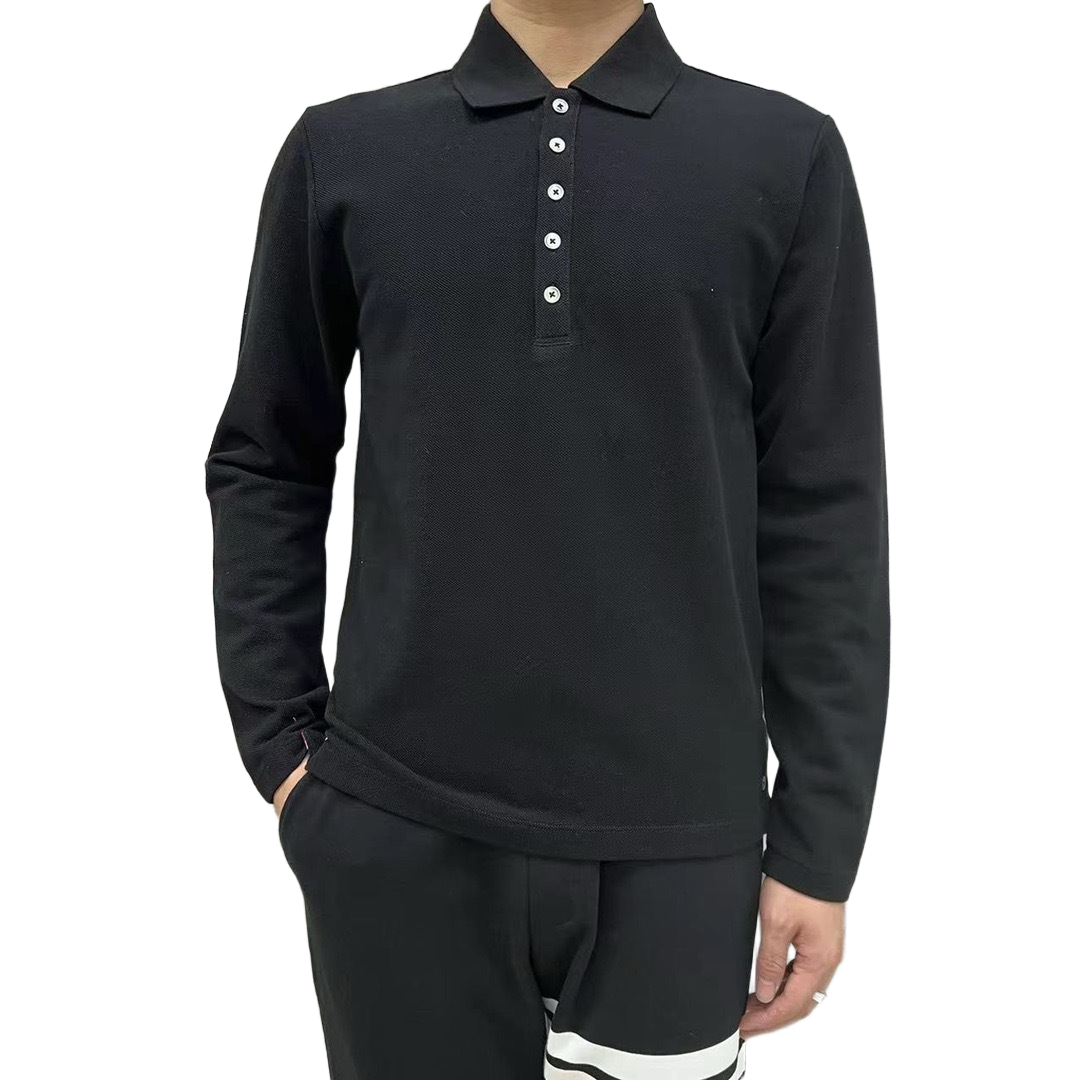 2025SS Lapel long-sleeved T-shirt THOM TREND