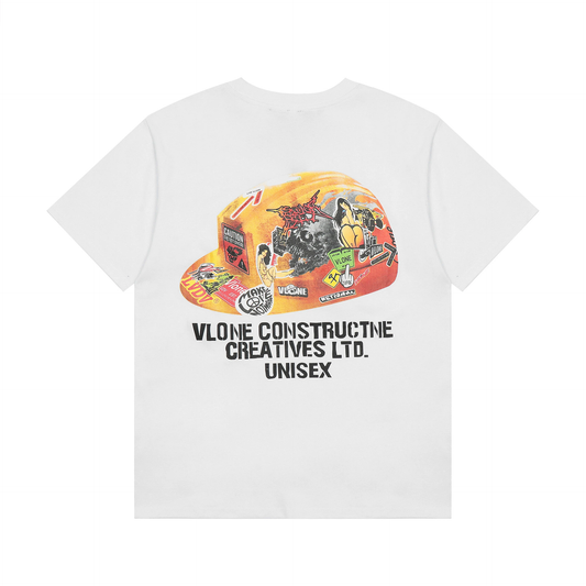 cartoon embroidered T-shirt