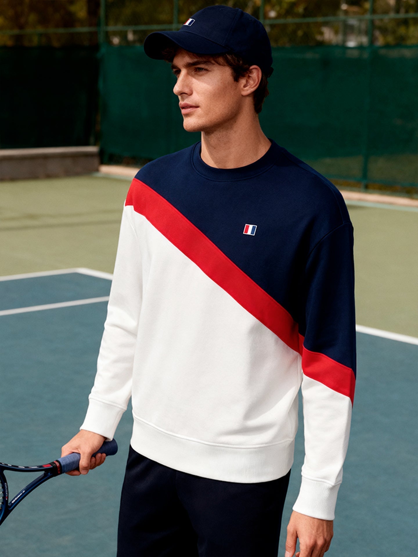 2025SS Unisex patchwork sweatshirt THOM TREND