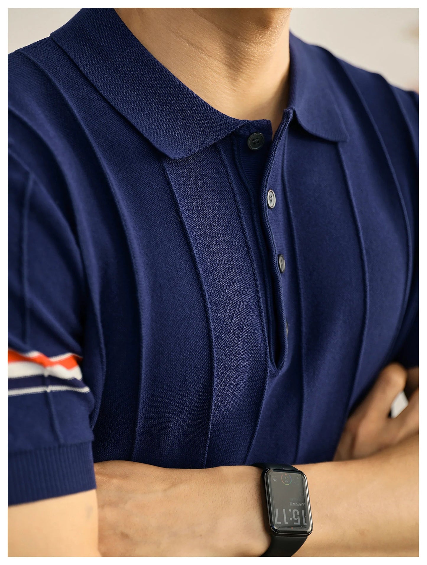 2025SS Knitted POLO shirt THOM TREND