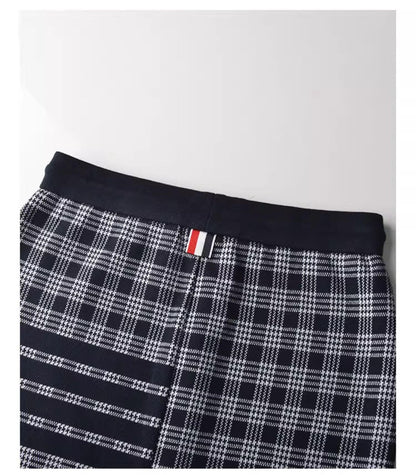 2025SS Plaid striped skirt THOM TREND