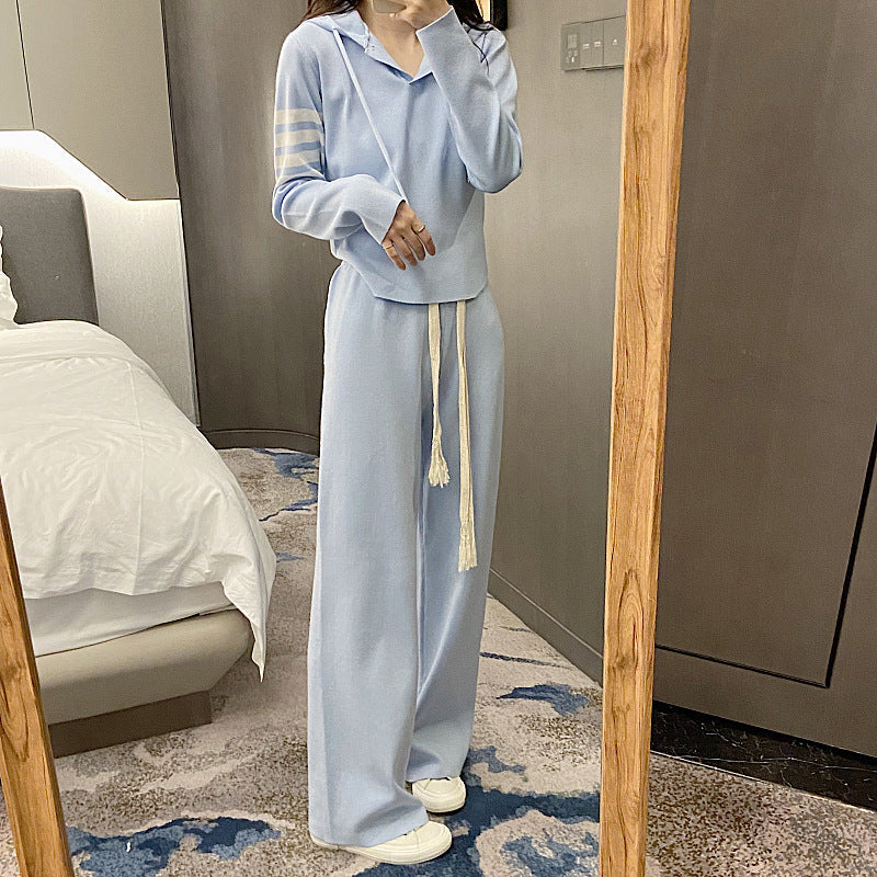 2025SS Hooded long-sleeved set THOM TREND