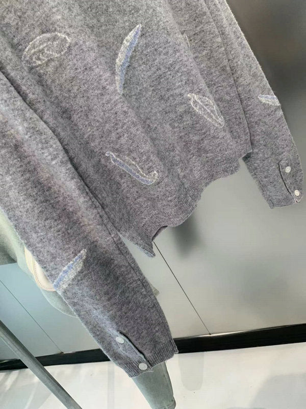 2025SS diamond pattern cardigan（副本） THOM TREND