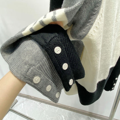 2025SS  Colorblock cardigan THOM TREND