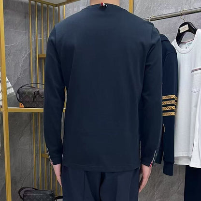 2025SS  chest pocket long-sleeved T-shirt THOM TREND