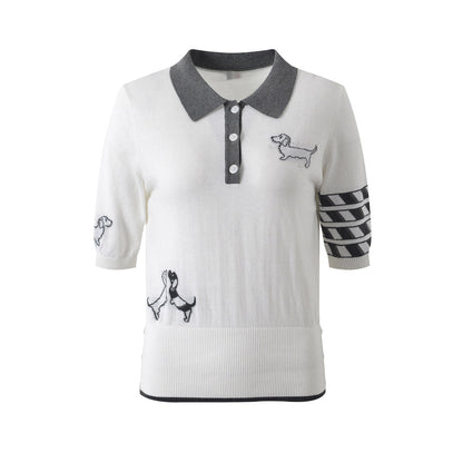 Lady Flowers polo shirt THOM TREND