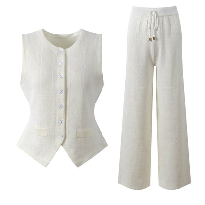 2025SS Women's Vest + trousers set THOM TREND