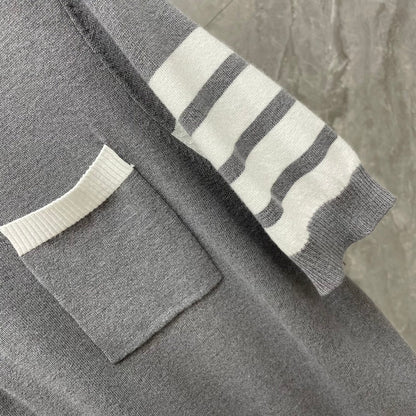 2025SS Knitted POLO shirt THOM TREND