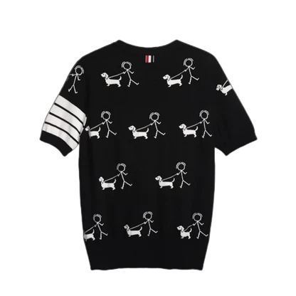 2025SS  Knitted T-shirt THOM TREND