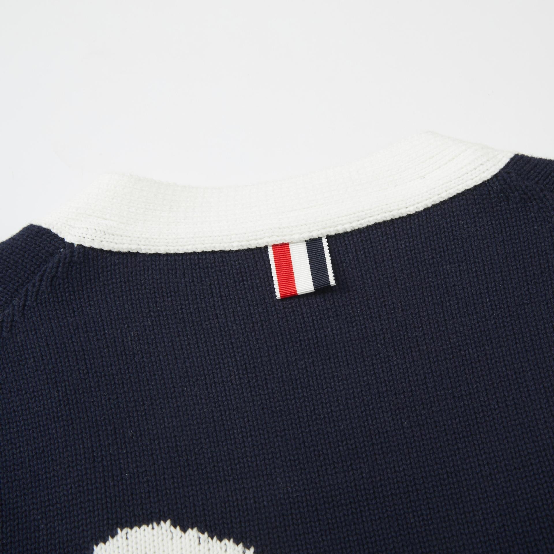 2025SS Back Dog Cardigan THOM TREND