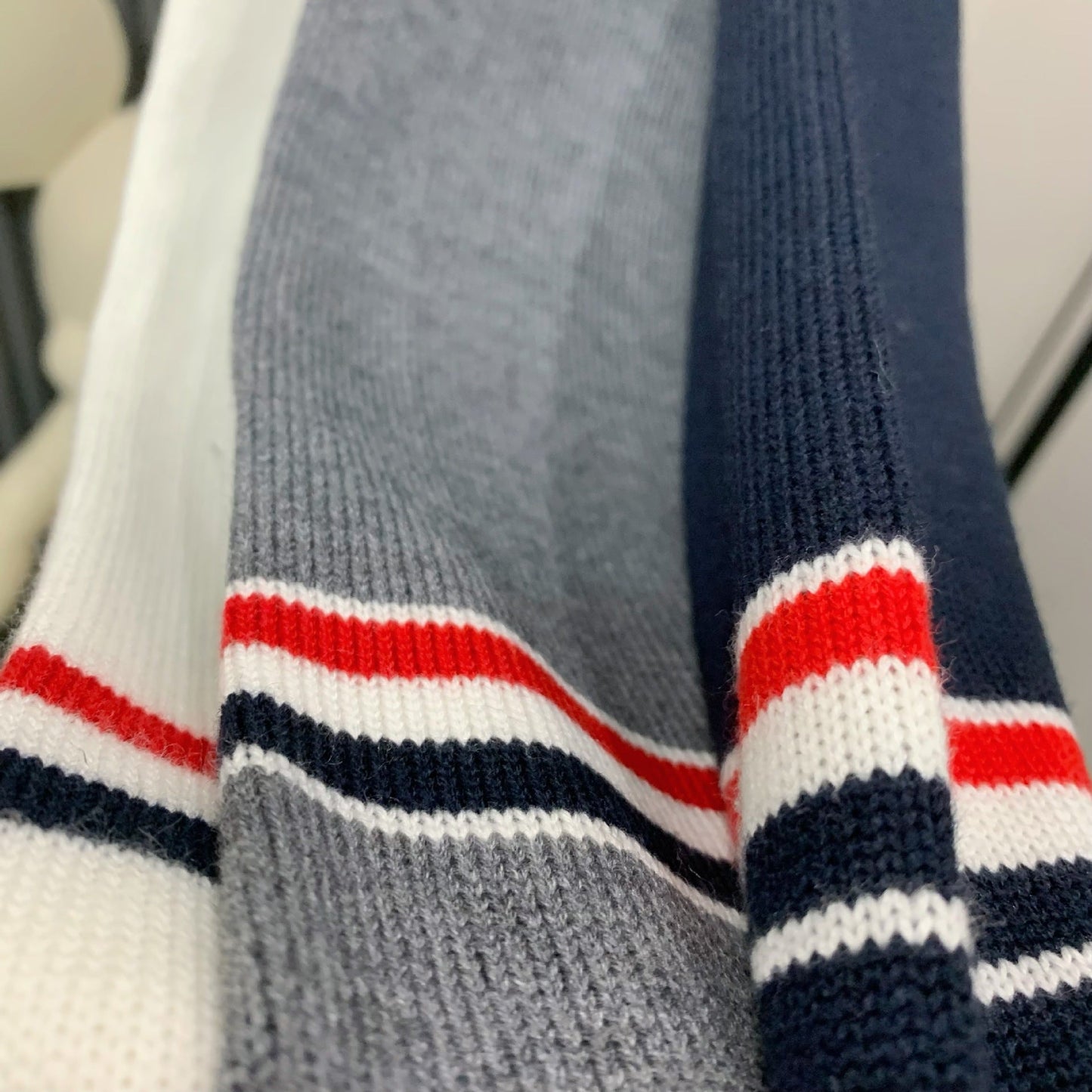 2025SS  Three-color stripe long cardigan THOM TREND