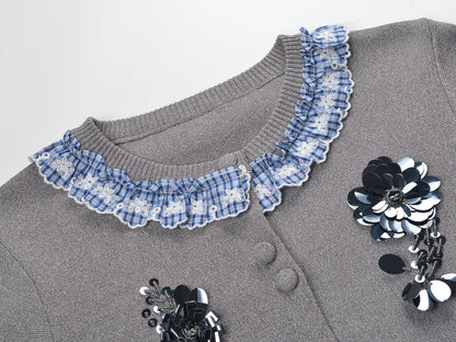 2025SS Bow cuff cardigan THOM TREND