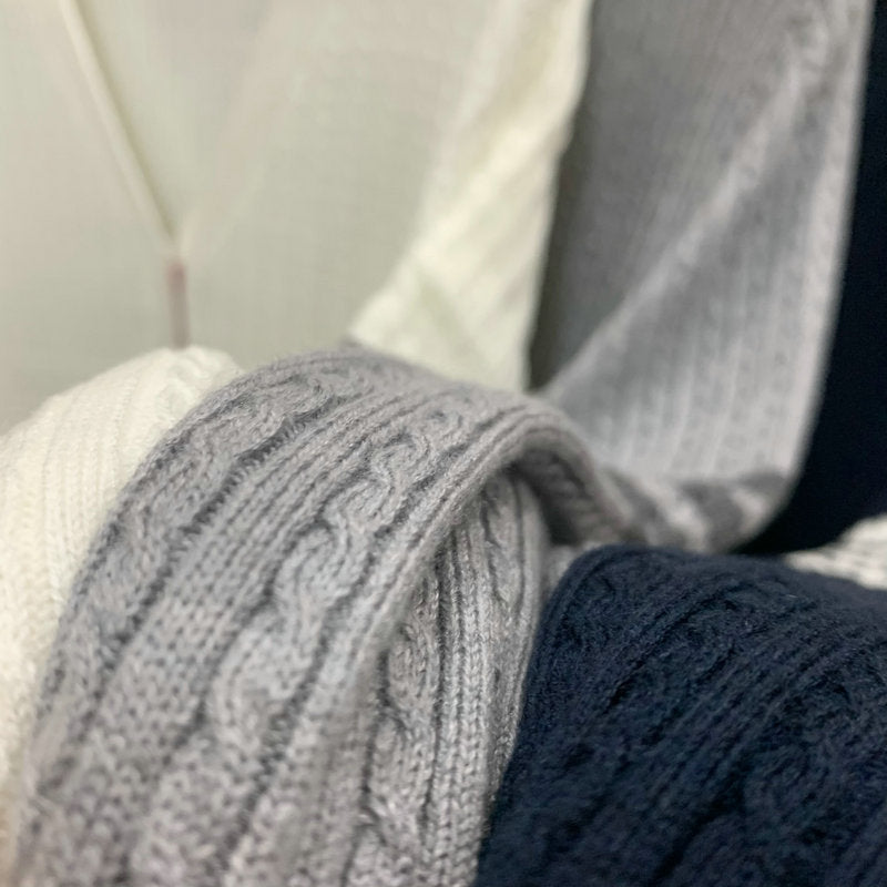 2025SS  Small twist v-neck cardigan THOM TREND