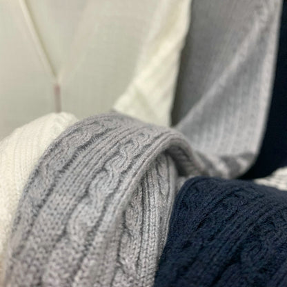 2025SS  Small twist v-neck cardigan THOM TREND