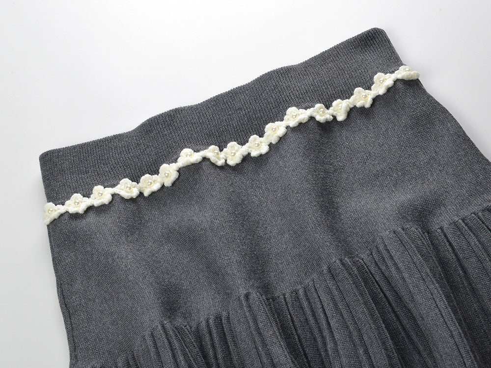 2025SS Cardigan + vest + skirt three-piece set THOM TREND