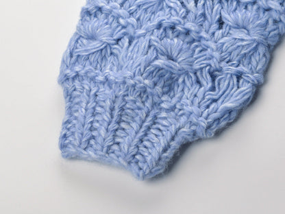 2025SS Crochet V-neck cardigan THOM TREND