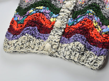 2025SS Chunky knit cardigan jacket THOM TREND