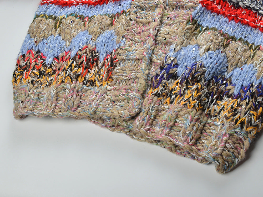 2025SS Chunky knit sweater jacket