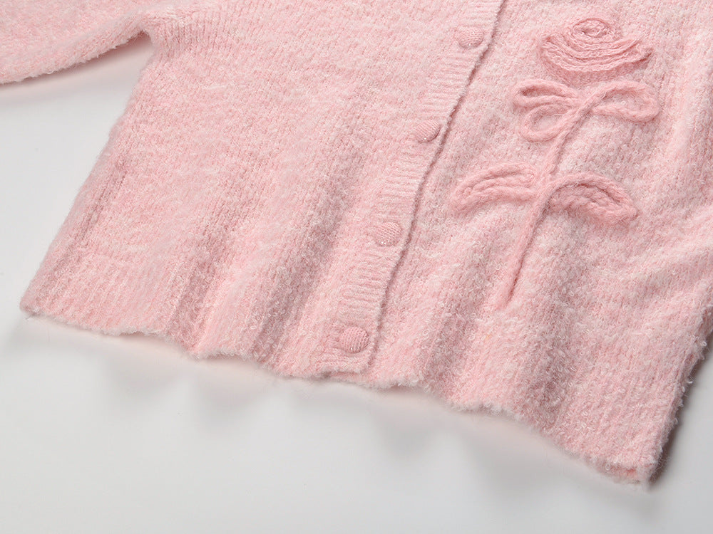 2025SS Rose Cardigan Jacket THOM TREND