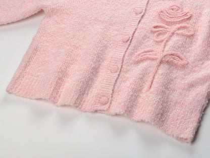 2025SS Rose Cardigan Jacket THOM TREND