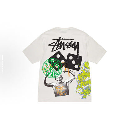 Printed short sleeves