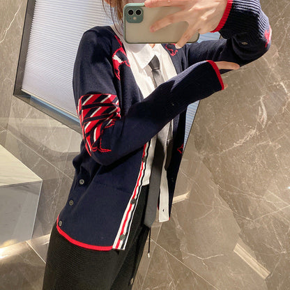 2025SS  Puppy jacquard cardigan THOM TREND