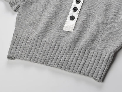 Short-sleeved knitted top + hip skirt THOM TREND