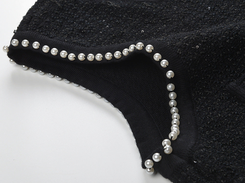 2025SS Sleeveless vest pleated skirt suit THOM TREND