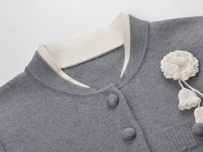 2025SS 3D flower cardigan THOM TREND