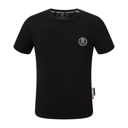 SOLO-Hot stamping Skull T-shirt