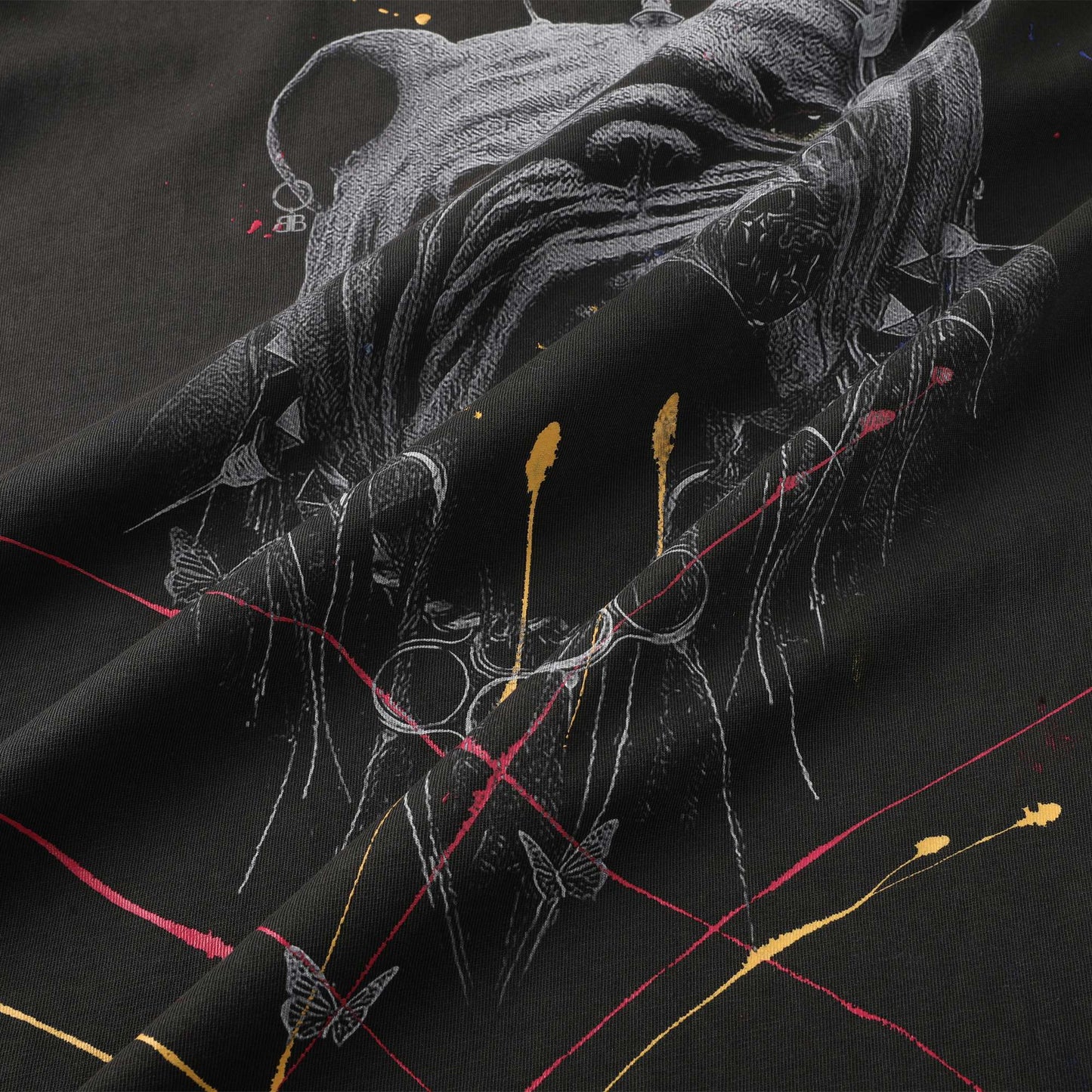 Animal embroidered T-shirt THOM TREND