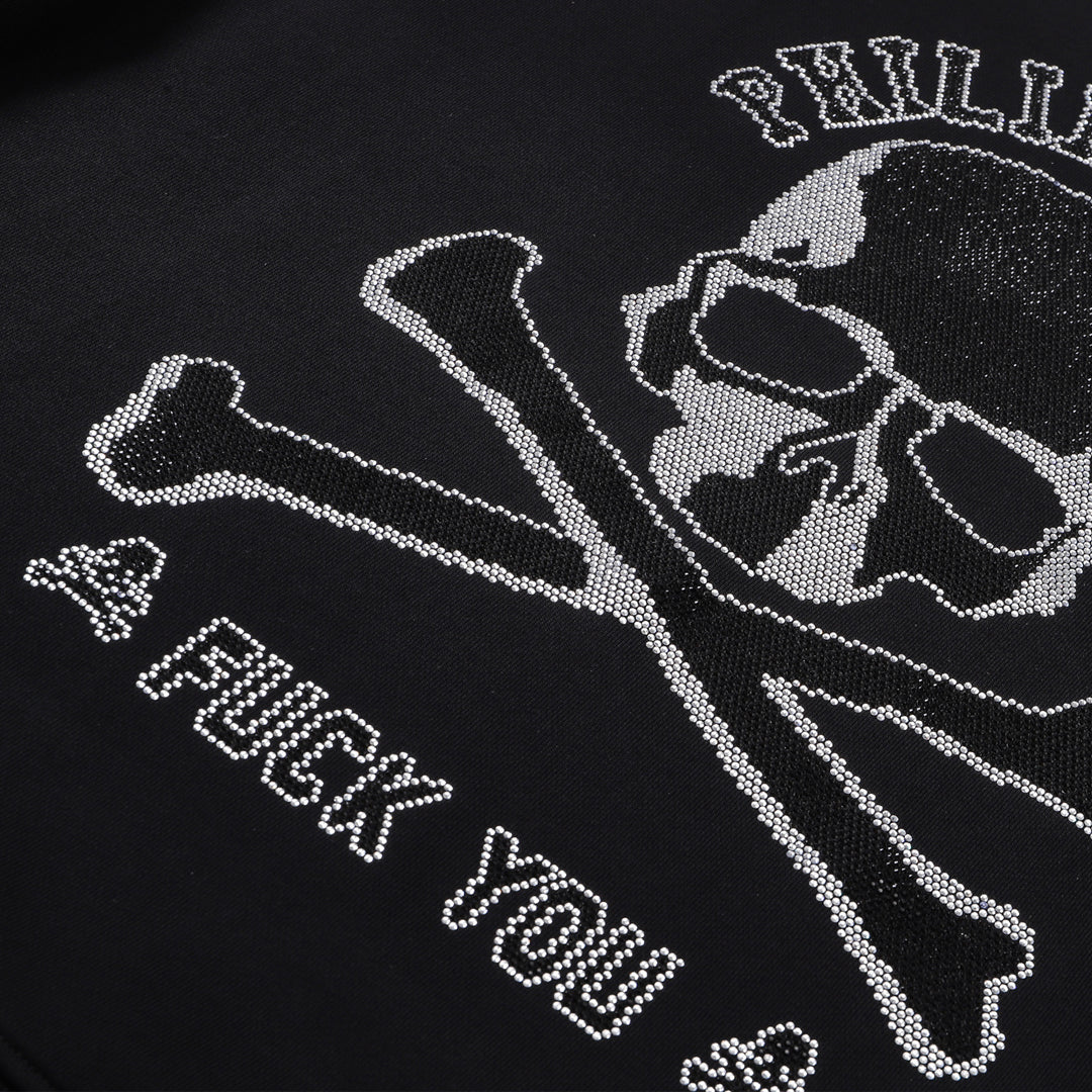 2025SS Sports Black Hoodie